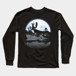 Mantis in the Moonlight Long Sleeve T-Shirt